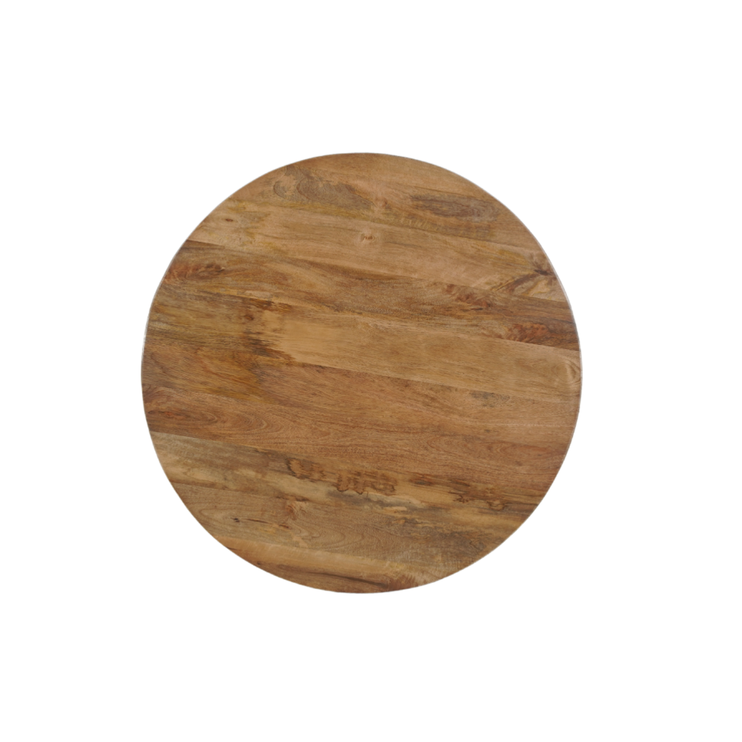 Ronde salontafel mangohout