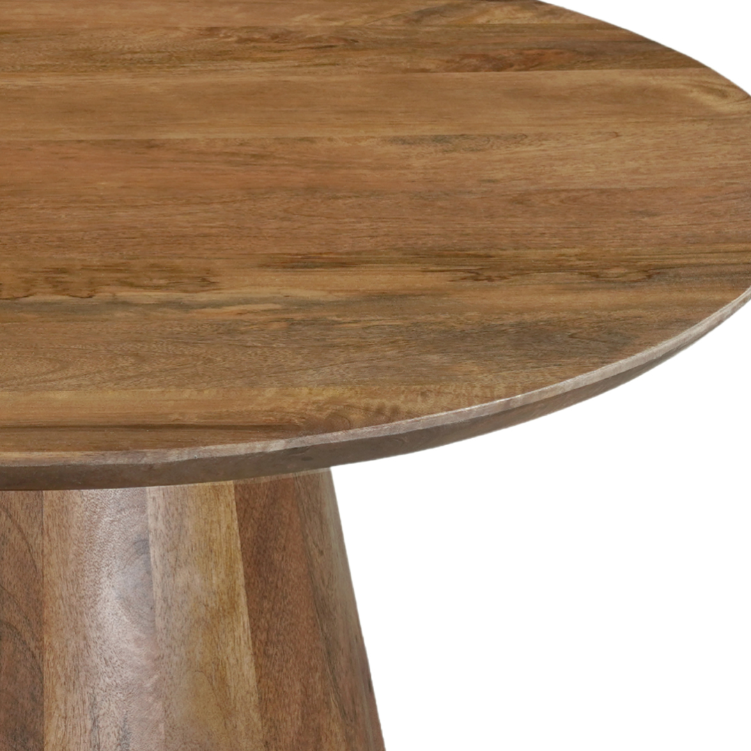 Ronde salontafel mangohout