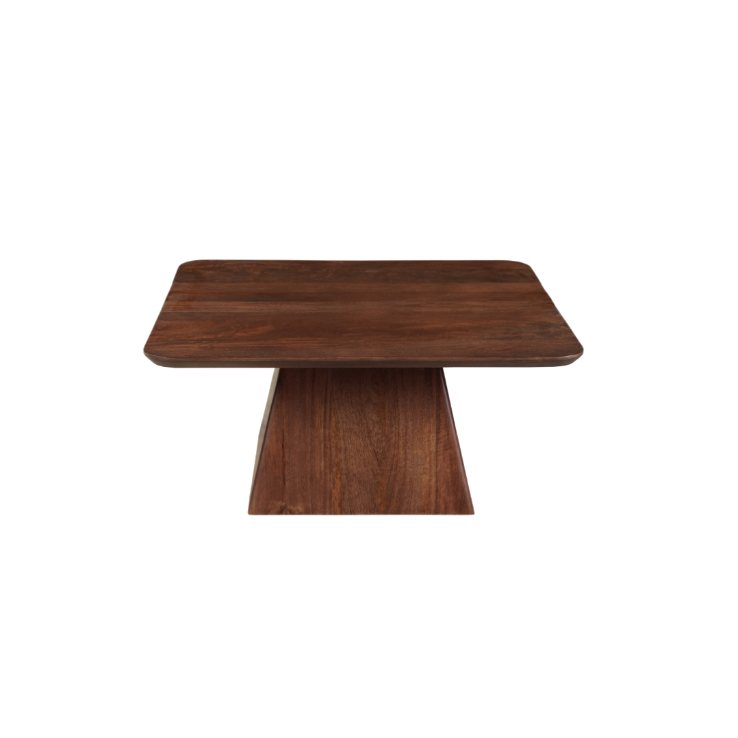Vierkante salontafel mangohout bruin