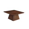 Mangohouten salontafel Mick vierkant bruin 80x80cm