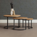 Mangohouten Salontafels Ula XL Set van 3