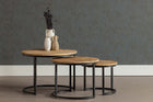 Mangohouten salontafels - set van 3 
