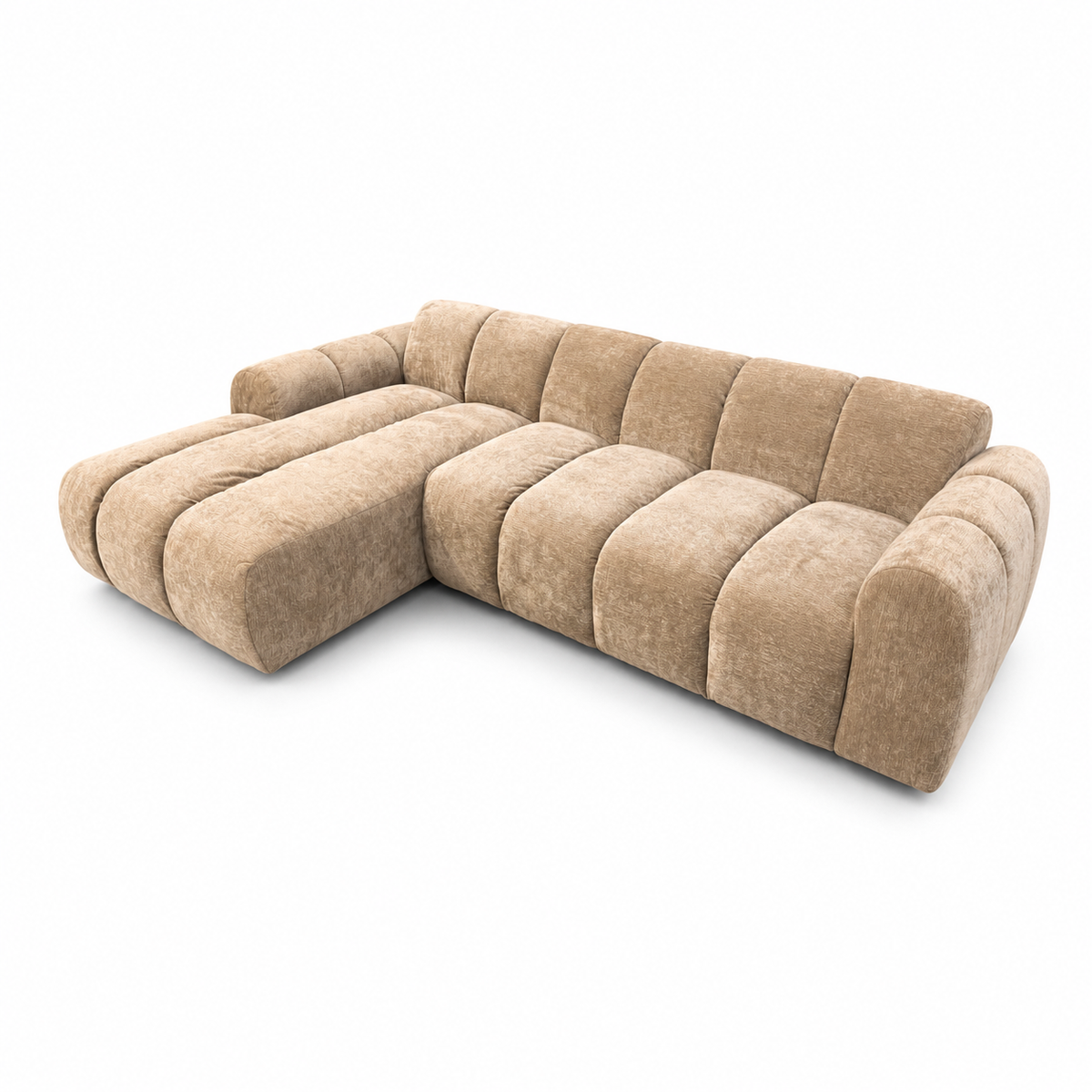 Hoekbank Marbella 4-zits Links Taupe