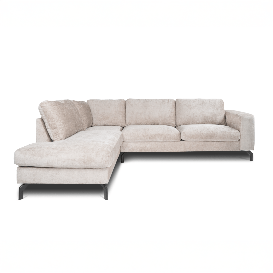 Hoekbank Rosalie 4-zits Links Champagne