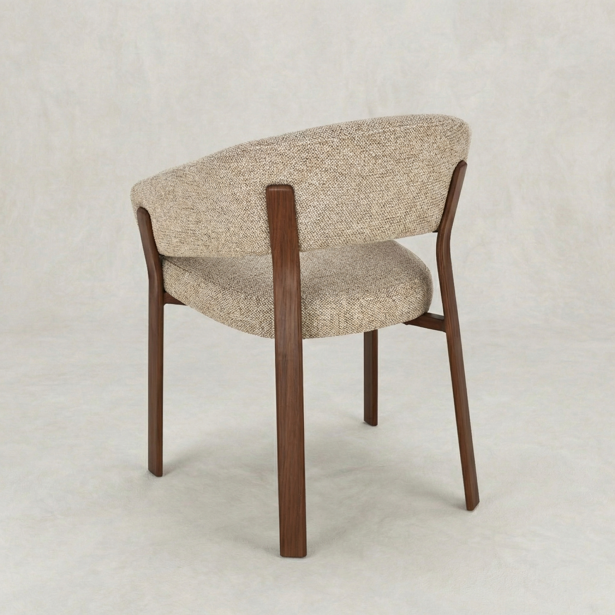 Eetkamerstoel Rydal Zand met bruin onderstel