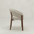 Eetkamerstoel Rydal Beige met bruin onderstel