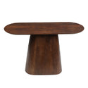 Mangohouten sidetable Mick capsule Bruin 120 cm