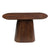 Mangohouten sidetable Mick capsule Bruin 120 cm