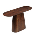 Mangohouten sidetable Mick capsule Bruin 120 cm