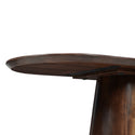 Mangohouten sidetable Mick capsule Bruin 120 cm