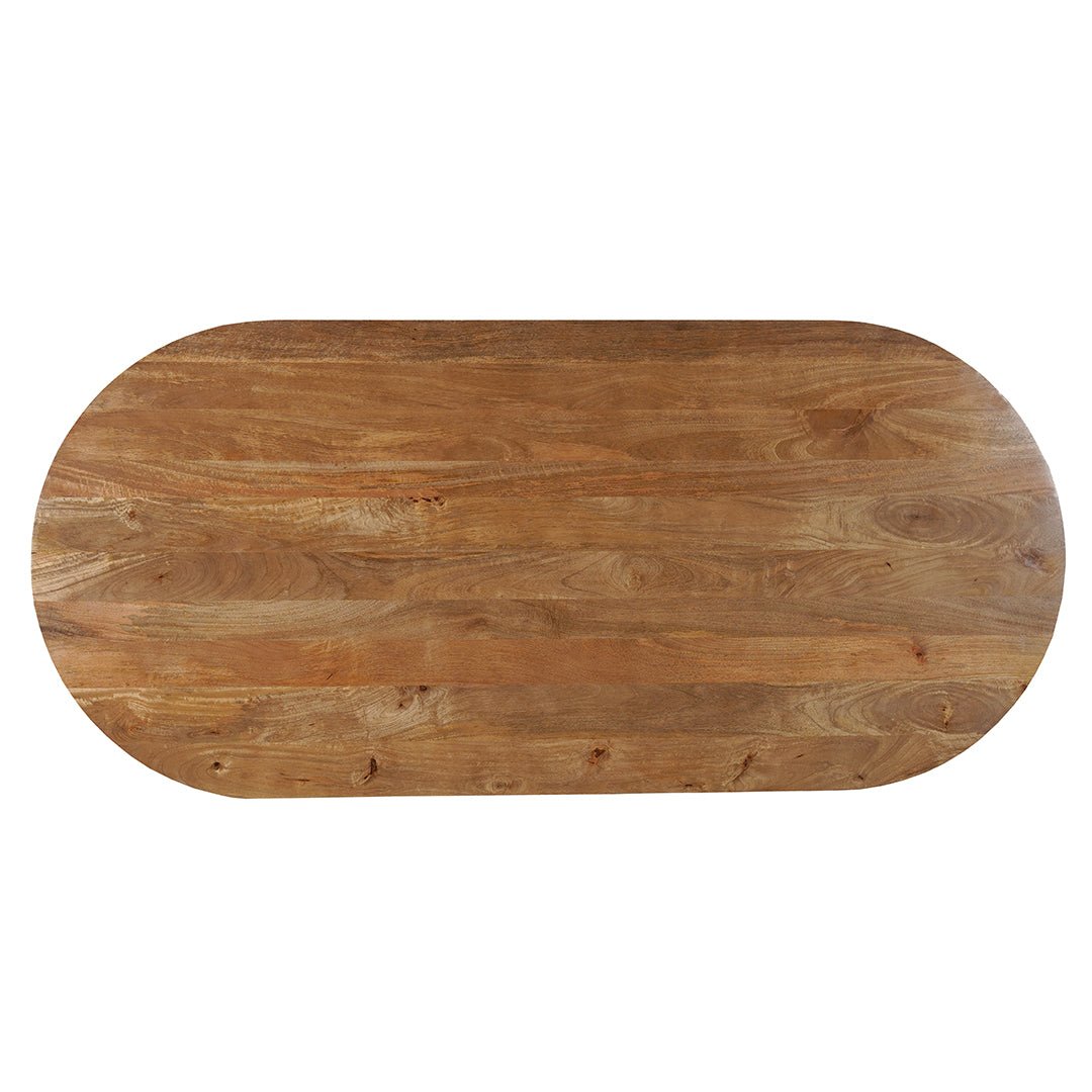 Mangohouten Salontafel Mick Capsule 120 cm