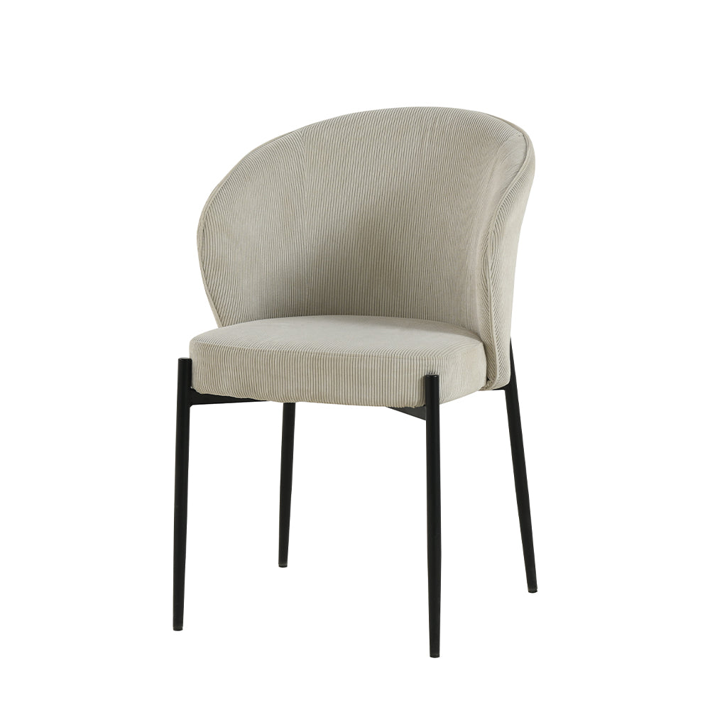 Eetkamerstoel Uppsala Beige Rib