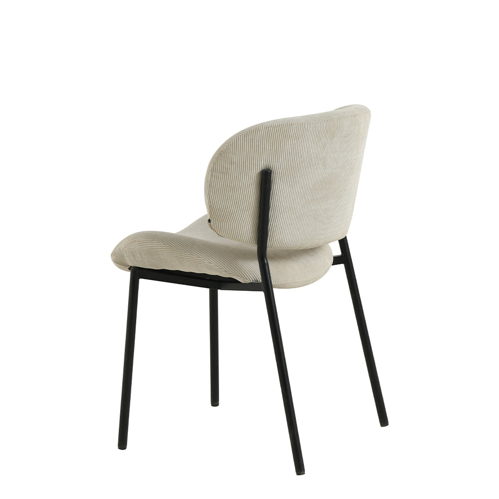 Eetkamerstoel Sigtuna Beige Rib
