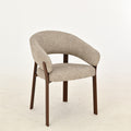 Eetkamerstoel Rydal Zand met bruin onderstel