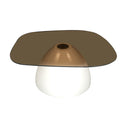 Salontafel Lincy 87 cm Glazen blad