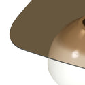 Salontafel Lincy 87 cm Glazen blad