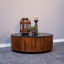 Mangohouten Salontafel Rond Levi 105 cm