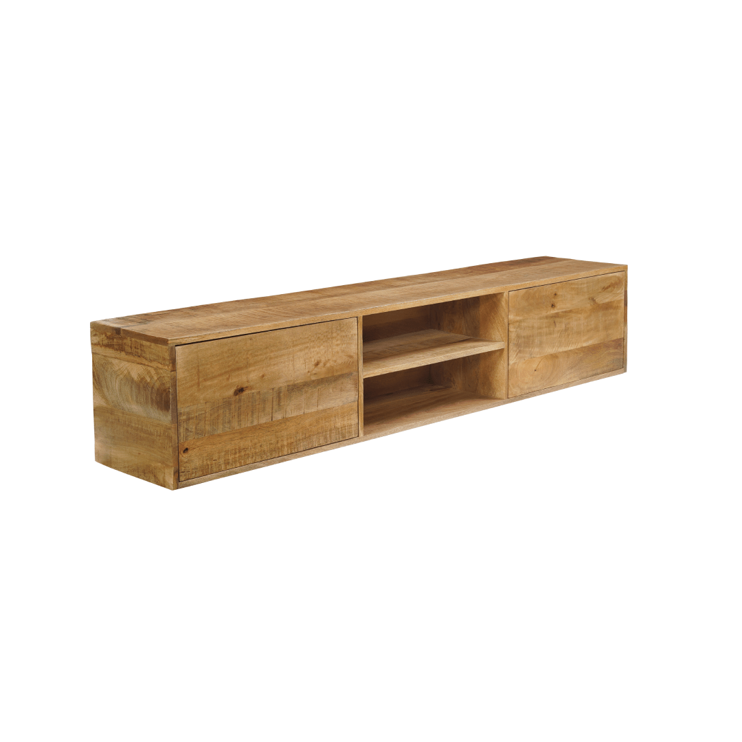 Mangohouten TV Meubel Zwevend Vigo 180 cm