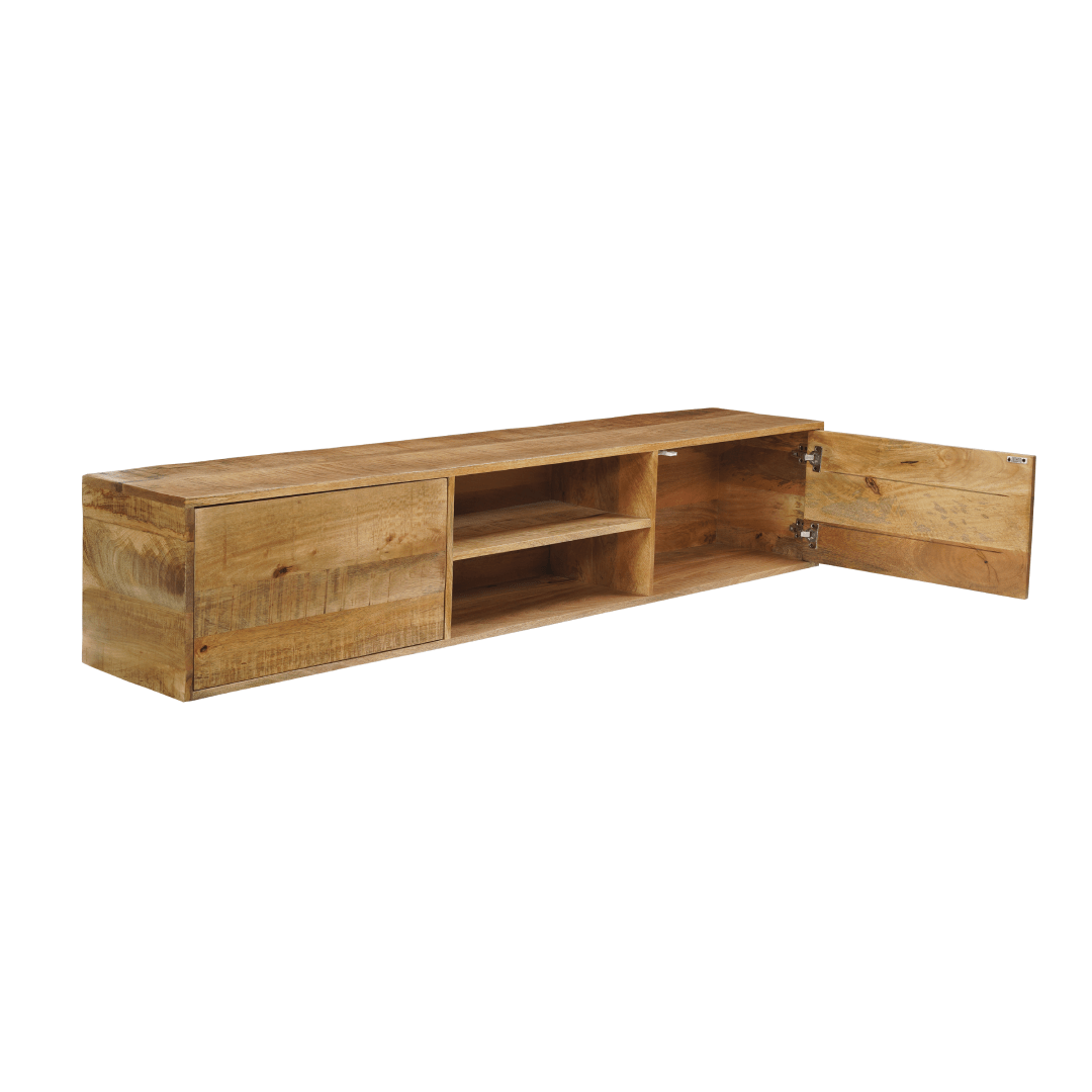 Mangohouten TV Meubel Zwevend Vigo 180 cm