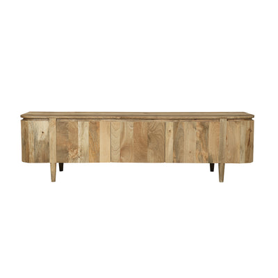 Mangohouten TV Meubel Ovalis 180 cm