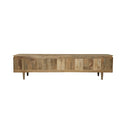 Mangohouten TV Meubel Ovalis 210 cm