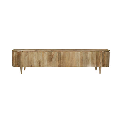 Mangohouten TV Meubel Ovalis 210 cm
