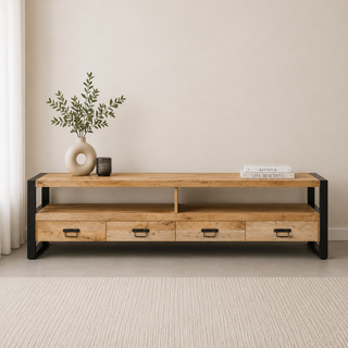 Mangohouten TV Meubel Britt 220 cm