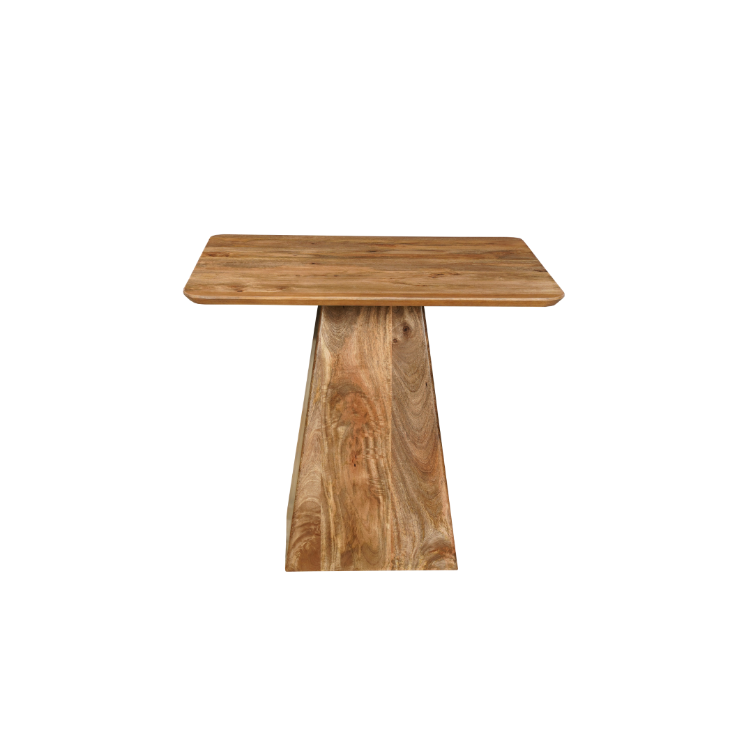 Vierkante eettafel mangohout