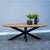 Mangohouten Salontafel Tess Ovaal