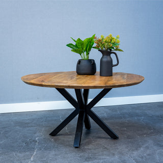 Mangohouten Salontafel Tess Rond 90 cm