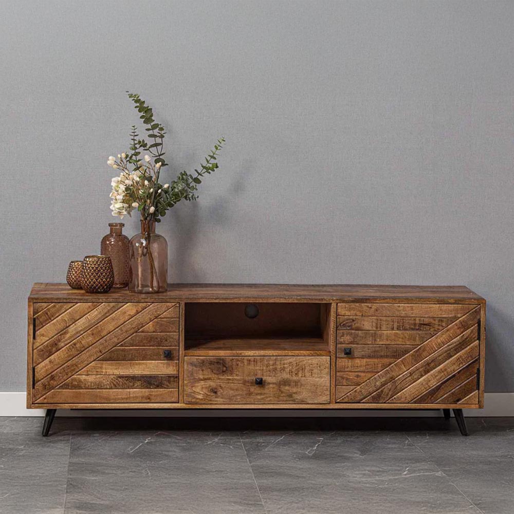 Mangohouten TV Meubel Fiona 165 cm