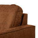 Bank Barcelona 4-zits Links Cognac