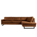 Bank Twenty Five 4-zits Rechts Cognac