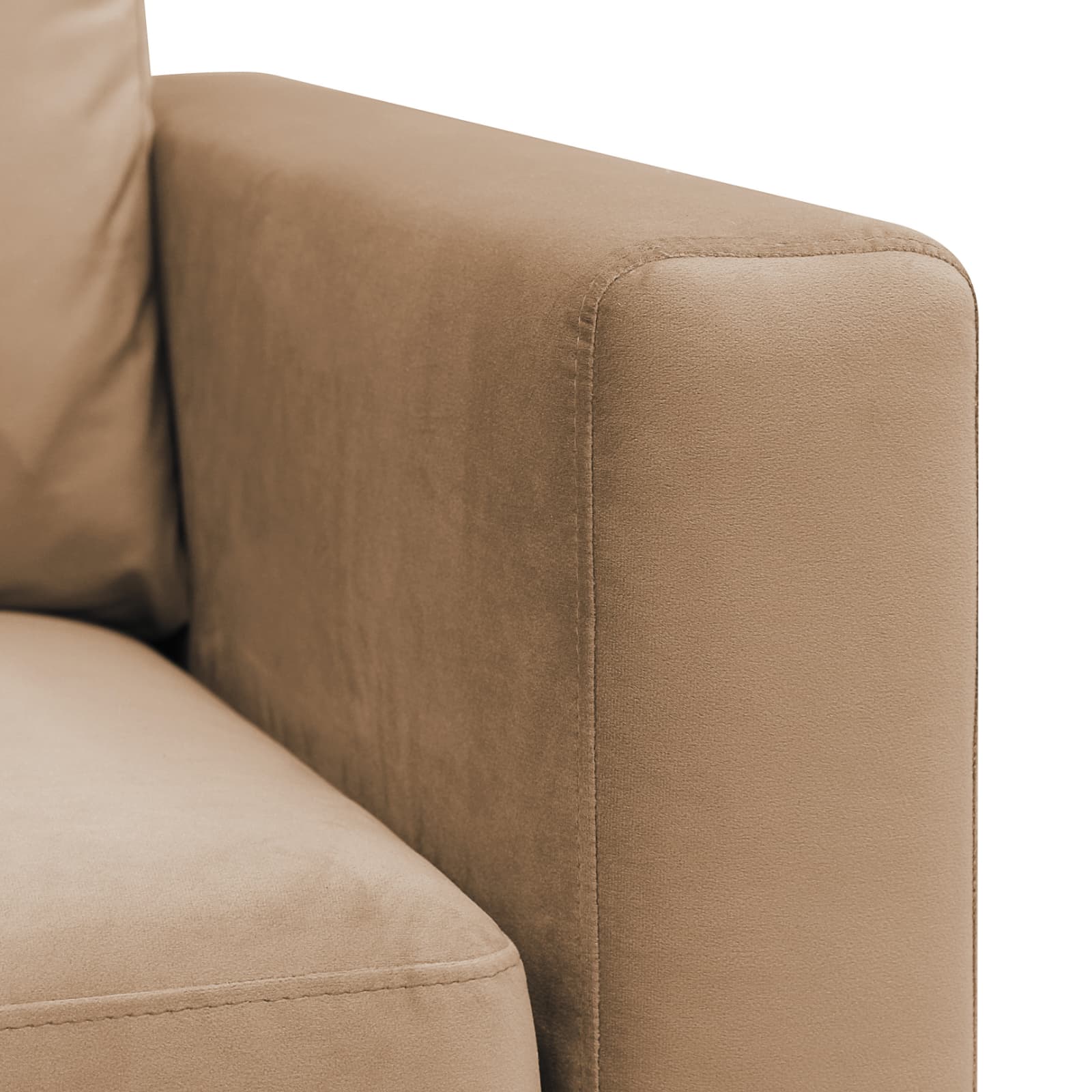 Bank Malaga 4-zits Links Crème