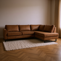 Bank Twenty Five 4-zits Rechts Cognac