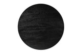 Mangohouten Salontafel Tess Rond 70 cm Zwart
