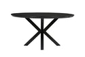 Mangohouten Salontafel Tess Rond 70 cm Zwart
