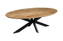 Mangohouten Salontafel Tess Ovaal