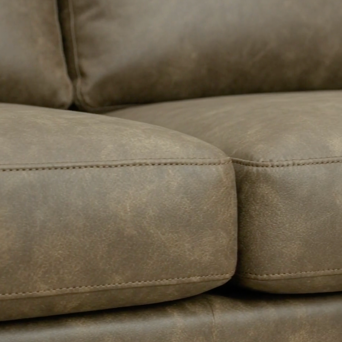 Loungebank Finn 3-zits Links/Rechts Groen/Bruin
