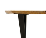 Mangohouten Eettafel Deens Ovaal Emma 210x100 cm (2,5 cm)