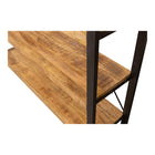 Mangohouten Boekenkast Donovan 120 cm