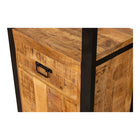 Mangohouten Boekenkast Kensi 1 lade 1 deur