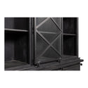 Mangohouten Buffetkast Milan 160 cm X Zwart