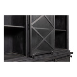 Mangohouten Buffetkast Milan 160 cm X Zwart
