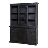 Mangohouten Buffetkast Milan 160 cm X Zwart