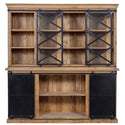 Mangohouten Buffetkast Milan 160 cm met dubbele deurtjes X