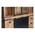Mangohouten Buffetkast Milan 200 cm Recht