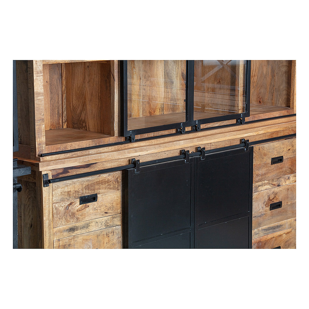 buffetkast van mangohout 220 cm breed
