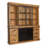 Mangohouten Buffetkast Milan 200 cm Recht