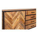Mangohouten Dressoir Gwenn 210 cm